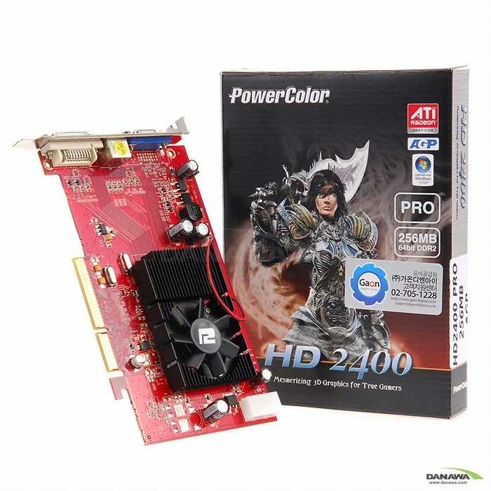 PowerColor �󵥿� HD 2400 PRO 256MB AGP