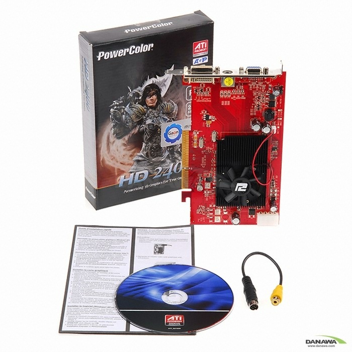 PowerColor 라데온 HD 2400 PRO 256MB AGP_이미지