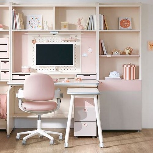 일룸 링키플러스 4단 멀티선반형 스마트 책상세트 1200 (120x79cm)