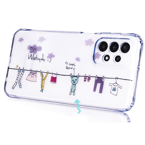 아이콘팜 갤럭시A33 Washing Day 투명 젤리 케이스_이미지