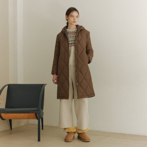 신원 베스띠벨리 가볍고따뜻한퀄팅롱패딩BLMIX7184 326082