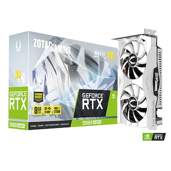 ZOTAC GAMING 지포스 <b>RTX</b> <b>2060</b> <b>SUPER</b> OC D6 8GB White