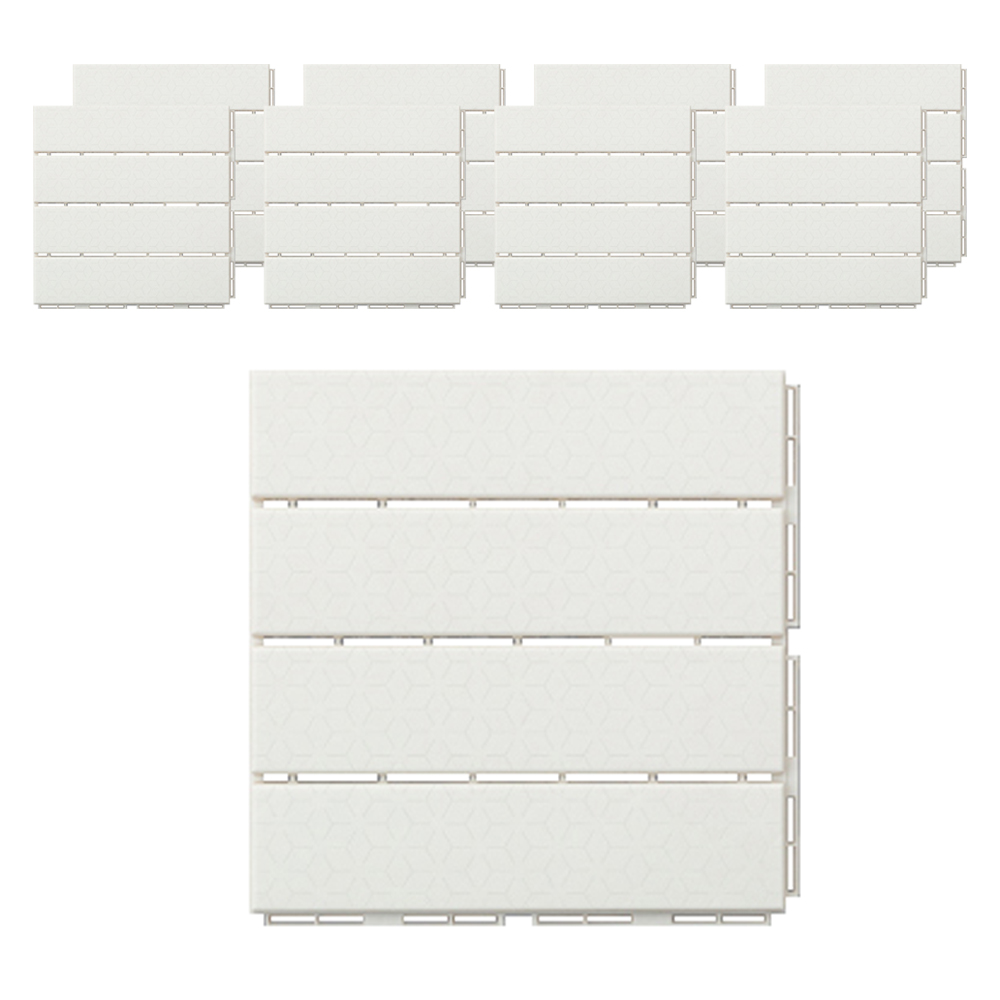 가로세로 인테리어 데크타일 아이보리