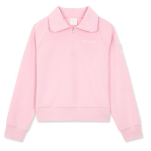 디스커버리 익스페디션 골프 세미크롭 반집업 맨투맨 DWMTG2034 (DPS, 딥핑크)