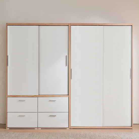 이즈 아밀리 슬라이딩 서랍 옷장세트 2400