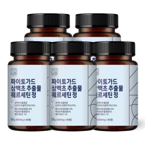 자연바름 파이토 가드 삼백초 추출물 퀘르세틴정 60정 (5개)_이미지