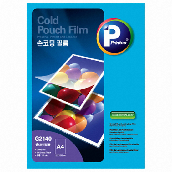 프린텍 손코팅 필름 G2140 A4 100mic이미지입니다. 누르면 해당 게시물로 새창이동합니다.