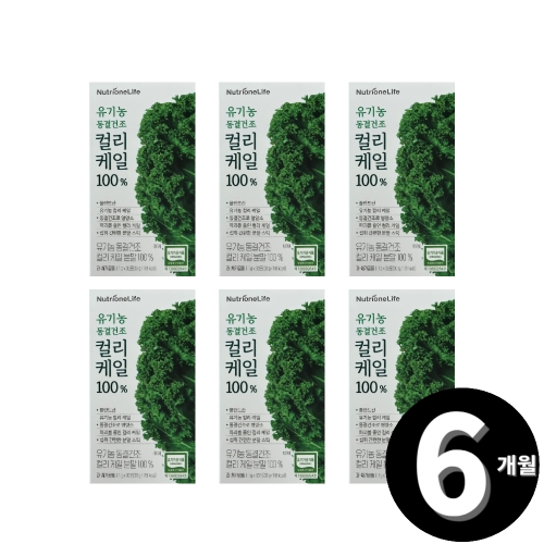 뉴트리원 유기농 동결건조 컬리케일 100% 1g 30포 (6개)