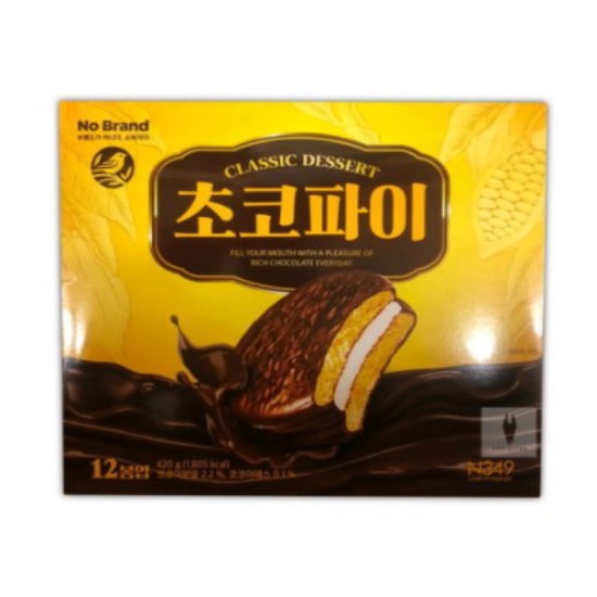 이마트 노브랜드 초코파이 12개입 420g (1개)_이미지