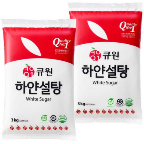 큐원 하얀설탕 3kg이미지입니다. 누르면 해당 게시물로 새창이동합니다.