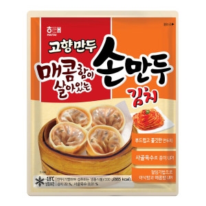 해태제과 매콤함이 살아있는 김치 손만두 330g_이미지