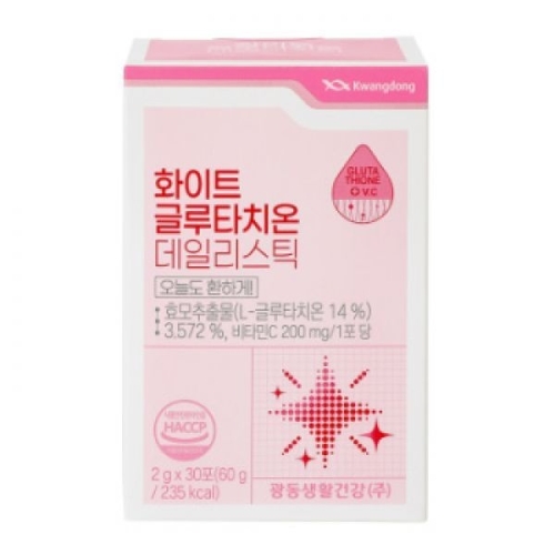  광동생활건강 화이트 글루타치온 데일리스틱 30포 [6개]