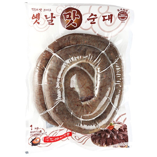 도야지식품 옛날맛순대 1kg (2개)