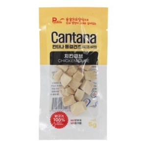 칸타나 동결건조 치킨큐브 5g (10개)_이미지