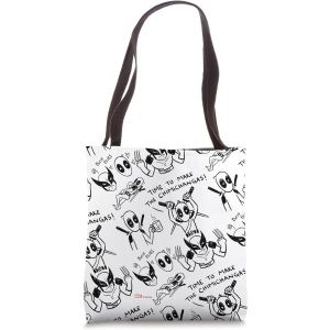 스튜디오 데드풀 울버린 투니 두들 패턴 토트백 576346