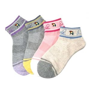 아놀드파마 아놀드파마 여성매쉬 블록 링글 단목양말 4p AP6635