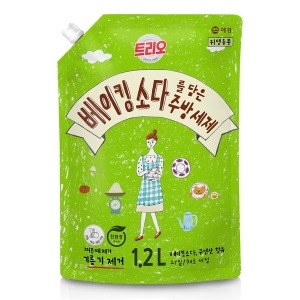 트리오 베이킹소다를 담은 주방세제 1.2L (6개)_이미지