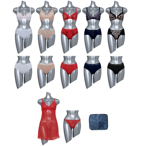 9차 노와이어 보정 브라팬티 세트 18종