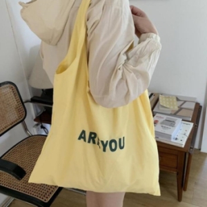 애슬릿 나일론 보부상 숄더 가방 심플 빅 에코백 15240477