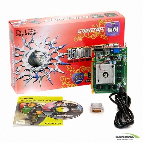 EVERTOP 지포스 8500GT 비너스쿠페 OC 256MB_이미지