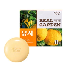 해피바스 리얼가든 유자 비타민비누 90g이미지입니다. 누르면 해당 게시물로 새창이동합니다.