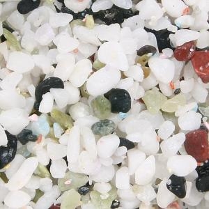 유원상사 올블루 오색사 1포-3.5Kg /크기3~5mm/다섯가지 예쁜자갈/수족관바닥재/수족관용품/어항용품/장식용품