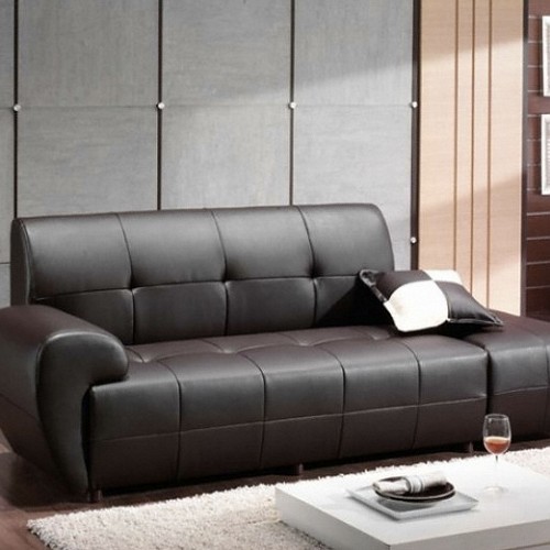 서광퍼니처 로엠 가죽소파 3인용 (스툴포함)