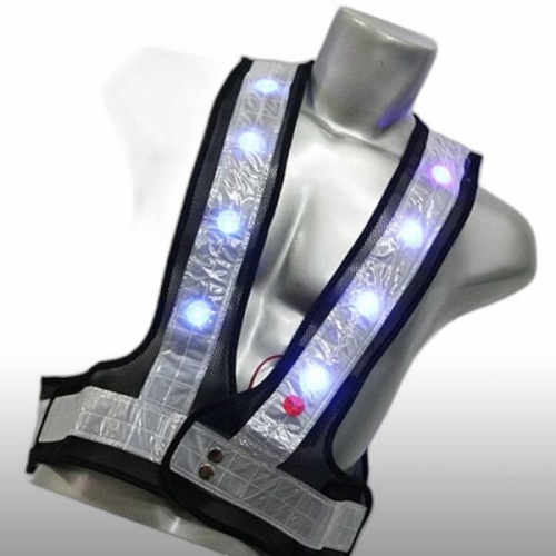 LED 흰색반사띠 KSM050 안전조끼 신호수조끼 진청 산