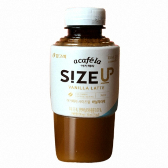 빙그레 아카페라 사이즈업 바닐라라떼 350ml (10개)_이미지