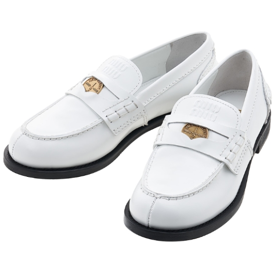 미우미우 코인 페니 로퍼 5D773D ULX (F0009, 화이트)이미지입니다. 누르면 해당 게시물로 새창이동합니다.