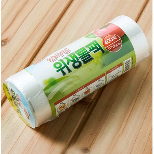 롯데이라이프 실속형 위생롤팩 17x25cm (미니) 400매 (1개(400매))_이미지