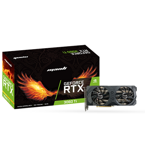 MANLI 지포스 RTX 3060 Ti Rush D6 8GB LHR_이미지