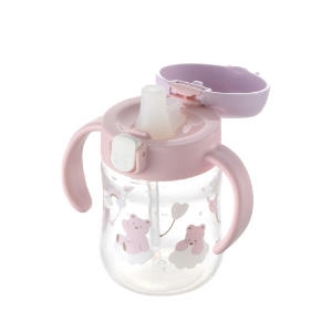 리첼 릿첼 TLI 스파우트컵 핑크베어 200ml