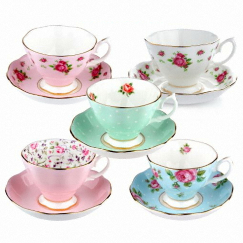 로얄알버트 ㅤ뉴황실장미 커피잔 색상선택 (2인조)_이미지