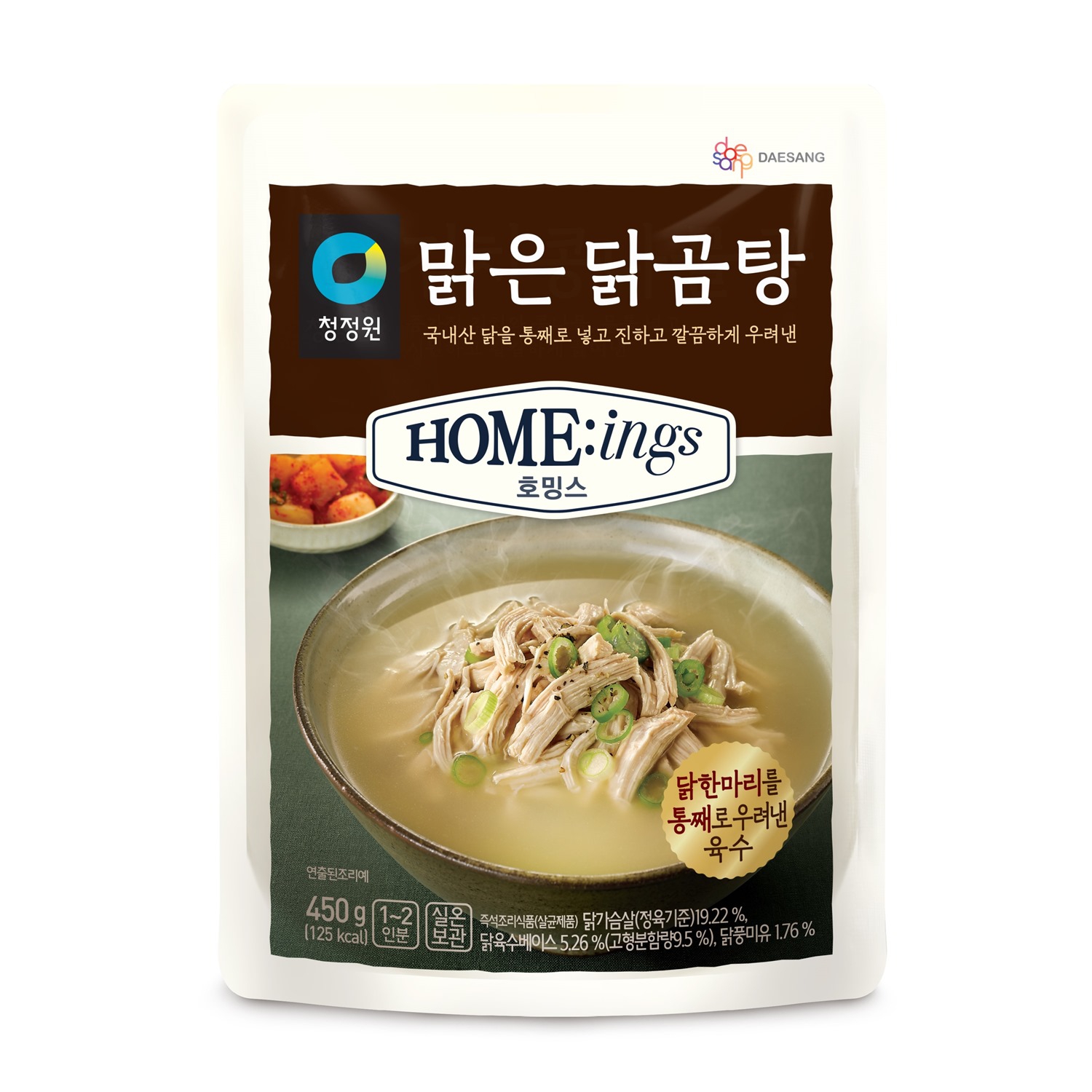 대상 청정원 호밍스 맑은 닭곰탕 450g 4개_이미지