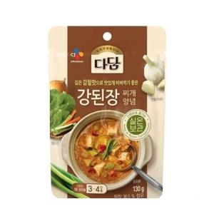  백설 한끼식탁 강된장 찌개양념 130g[1개]