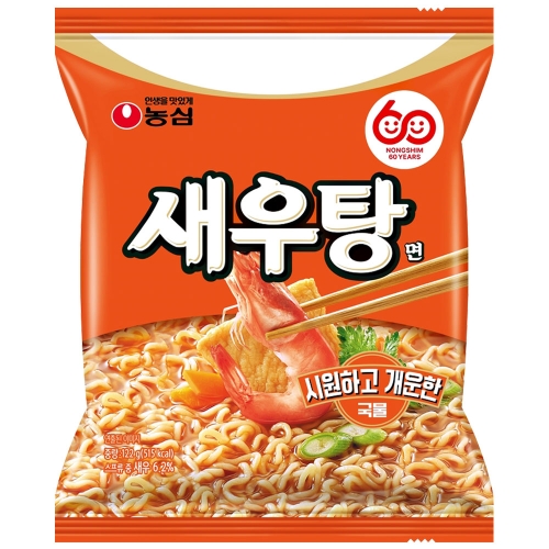 농심 새우탕면 122g (1개)