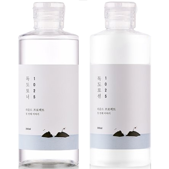 라운드랩 1025 독도 토너 200ml+로션 200ml 2종 세트 (4세트)_이미지