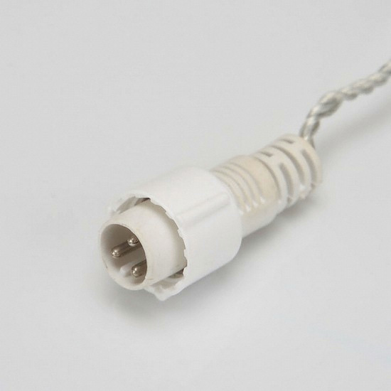 일신 LED 연결형 투명선 핑크색 트리전구 300구_이미지