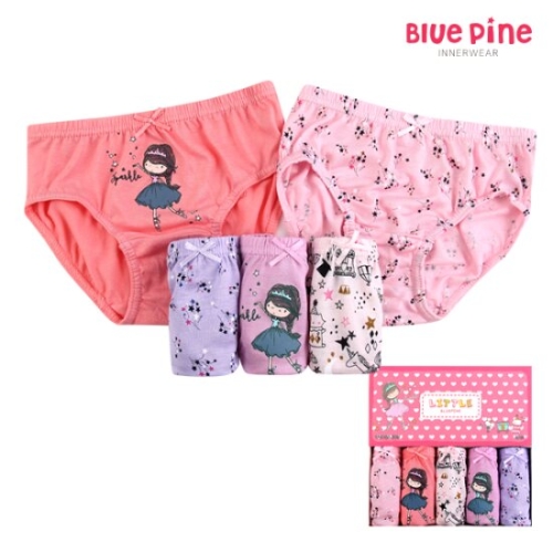 블루핀 blue pine 블루핀 아동속옷 서커스3055 여삼각팬티 5종세트    유아동 종합쇼핑몰_이미지