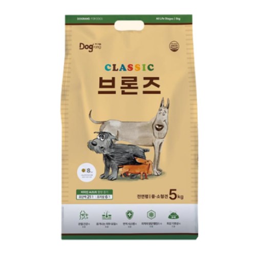대주펫푸드 도그랑 클래식 브론즈 5kg (1개)