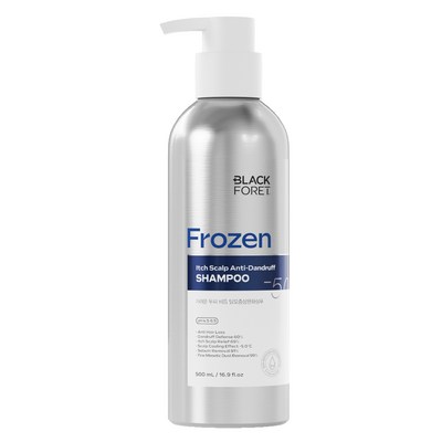 블랙포레 프로즌 가려운 두피 비듬 탈모증상완화 샴푸 500ml (1개)_이미지