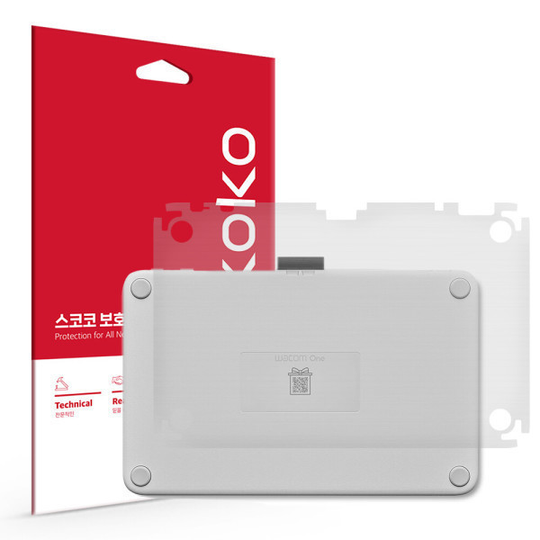 SKOKO 와콤 원 펜 12 DTC121 무광 측후면 보호필름 2매_이미지