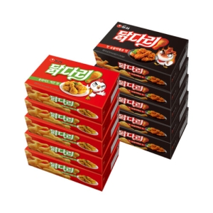 농심 닭다리 핫숯불바베큐66g x5 + 후라이드치킨66g x5 / 스낵 간식