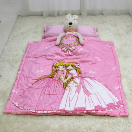 키즈돔 공주들 일체형 낮잠이불_이미지
