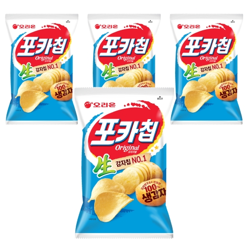 오리온 포카칩 오리지널 137g (4개)