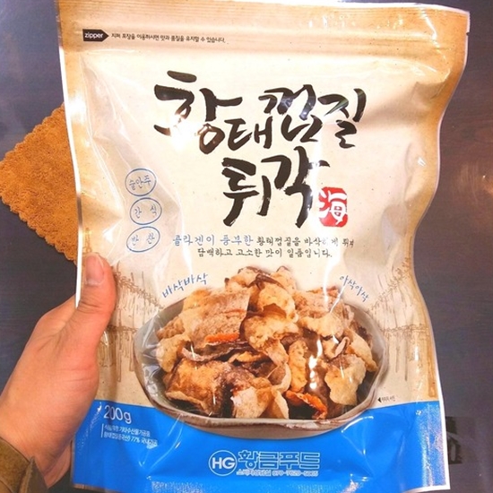 황금푸드 황태껍질튀각 200g (1개)