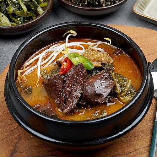 선미식품 선지해장국 600gx5팩_이미지