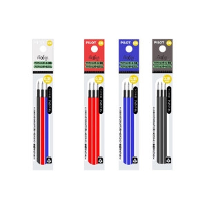 PILOT 올드림 프릭션 다색볼펜 리필 0.38mm LFBT-RF30UF-3 3개입 혼합_이미지