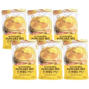  노브랜드 버터밀크 팬케이크믹스 180g 6개 홈베이킹 핫케익 팬케익 Butter Milk Pancake Mix